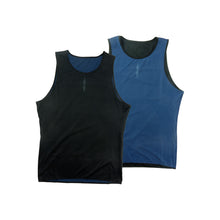 Load image into Gallery viewer, Reversible Sleeveless Base Layer: Black / Blue (Women's) *XS only*