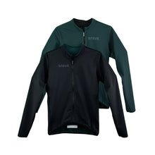 Load image into Gallery viewer, Reversible Slim Fit Long Sleeve Jersey: Black / Dark Green (Men's)