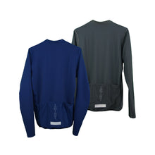 Load image into Gallery viewer, Reversible Slim Fit Long Sleeve Jersey: Blue / Grey (Men's)