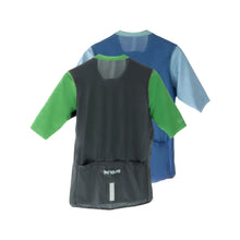 Load image into Gallery viewer, Slim Fit Reversible Jersey: Green / Light Blue (Men's)