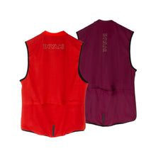 Load image into Gallery viewer, Windproof Reversible Gilet: Red / Burgundy (Men's) *XS, S & L only*
