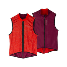 Load image into Gallery viewer, Windproof Reversible Gilet: Red / Burgundy (Men's) *XS, S & L only*